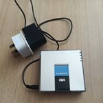 VoIP Phone Adapter Voice-over-IP Gateway 2 Port Internet RJ45 Network Interface