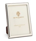 6x4" in Hallmarked Solid 925 Sterling Silver Photo Frame Wood Back 7379/10x15 UK