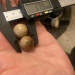 Antique Stone/Clay Marbles X 2 18 mm