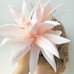 Beaded Goose Feather Flower Mount Millinery Hat Fascinator Headdress 80 Colours