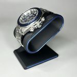Black Universal Watch Stand Holder with Blue Accent – Premium Watch Display
