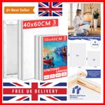 Stretched Canvas for Painting, 6 Pack 30x40 40x60cm 3 Pcs Each Blank Large Ca...