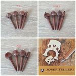 Violin Pegs "Teller Bubenreuth" Germany Rosewood/ Rosewood Pegs Saz Baglama