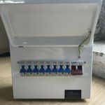 Live Electrical 100A 8 Usable Way Metal Clad Consumer Unit + 8 Type A RCBO's