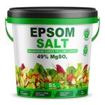 Epsom Salts 5KG Bucket Gardeners Plant Growth Magnesium Sulphate Fertiliser
