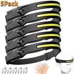 Lumilight LED Headlamp, Lumi Light LED Head Band with Motion Sensor