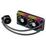 CiT Water Liquid CPU Cooler 240mm ARGB LED AIO Cooling Kit Temperature Display