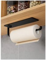1pc new Modern Kitchen Paper Towel Holder - Hanging Under Cabinet Roll Dispenser