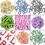 Letter Patches Embroidered Letters Patch Iron on Sew On Alphabet Clothes Crafts