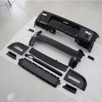 Front & Rear Bumper Cover Trim Body Kit Gloss Black For Defender 90 110 L663 20+