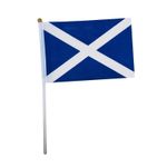 10 Fabric Scottish Hand Waving Flag Scotland Football Celebration Party