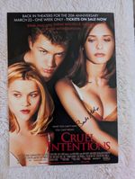 Sarah Michelle Gellar Signed A3 Cruel Intentions Poster Print Exact Video Proof
