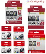 Canon PG-540 & CL-541 Original Printer Family ink choices for Pixma MG3150 print