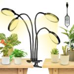 60W LED Grow Light Full Spectrum 4-Head Potted Growing Lamp for Indoor Plants