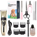 Professional Pet Dog Grooming Trimmer Kit Cordless Clippers Hair Shaver Clipper