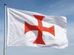 KNIGHTS TEMPLAR RED CROSS FLAG 5X3 Christian Crusades Crusader ENGLAND flags
