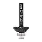 E5 (5mm) Bevel (Chamfer) Diamond Profile Bit 1/4 (6.35mm) Vacuum Brazed