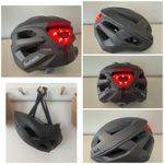 New Freetown Lumiere 2, Adults Cycling Helmet, MIPS, Matte Grey with Rear Light 