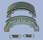 Honda C90 front or rear brake shoes (1975-1992) pair new H303 style