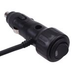 Prewired Cigarette Lighter Plug with LED & Switch 8A 12V A13-54