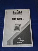 hawid stamp mounts, 160mm by 120mm, black, pack of 10