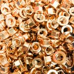 Copper M8 K Nuts for Kart Wheels 10mm Spanner Size