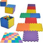 Soft Play Mats Eva Foam Interlocking Safety Floor Tiles Kids Activity Set 30cm