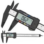 6'' LCD Digital Vernier Caliper Black Micrometer Measure Tool Gauge Ruler 150mm