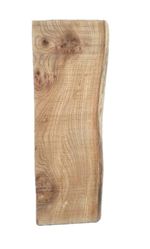 English Elm Board with attractive figured grain and characterful knot clusters