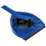 Hygiene Dustpan & Stiff Brush Set - Blue - For Exterior Use - Cleenol 191222/B