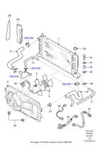 FORD ESCORT MK3 MK4 - ORION RADIATOR COOLING HOSE 6178038 ITEM # 11 IN DIAGRAM