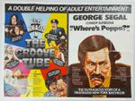 THE GROOVE TUBE / WHERE'S POPPA? ORIGINAL UK DOUBLE BILL QUAD FILM POSTER 1975