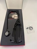 3M Littmann Cardiology IV Diagnostic Stethoscope,all black , 27 Inch/69cm