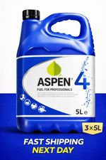 Aspen 4 – 3 x 5 Litre Multi-Pack | Premium 4-Stroke Alkylate Petrol