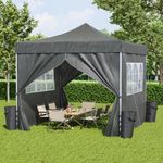 3×3m Outdoor Adjustable Pop-Up Gazebo Tent Party Shelter, With/Without Sidewalls
