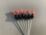 10 X Diamond Margin Foam Body Pole Floats 0.3g  Strong  3mm  - Bristle