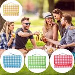 Waterproof Picnic Blanket 200x200cm Large Outdoor Beach Mat with Carry Strap