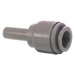 John Guest PI131012S Stem to Push Fit Enlarger 5/16" Stem x 3/8" Push Fit 