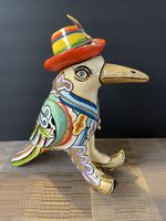 Rural craft & Creation Pvt. ltd Ceramic Bird hand painted Folk Art