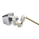 Easy to Install Front Mount Toilet Flush Handle with Chrome Push Button
