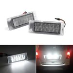 2Pcs Number License Plate Lamp Light LED For Opel Vauxhall Insignia A Mokka X