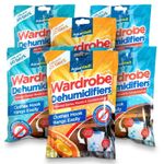 6-48 Hanging Wardrobe Dehumidifier Bags Damp Mould Moisture Mildew Condensation