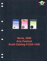 $2.25 Scott Value - 2000 NEVIS Arts Festival Caribbean Sea CV MNH NH UMM