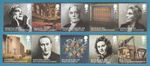 GB 2012 - BRITONS OF DISTINCTION, Set of 10 x 1st Class Stamps SG3273-SG3282 MNH