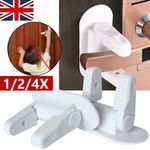 1-4Pcs Handles Child Adhesive Proof Doors Door Lever Lock Safety Tools Set UK