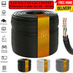 RJ45 Cat5e-Cat6 Ethernet Network 50-305m In/Outdoor FTP UTP Roll Cable Lead Lot