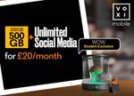500GB Voxi Sim Card Plan For First Month Only Fast Delivery 🚚