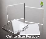 Clear Perspex Acrylic Sheet Panel Cut To Size Plastic 