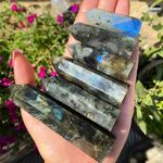 Labradorite Crystal Point Natural Gemstone Crystals Tower Collector Gift Shop UK