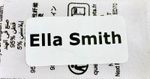 36 Stick on Name Labels for Clothes Property  School Uniform Care Home Kids